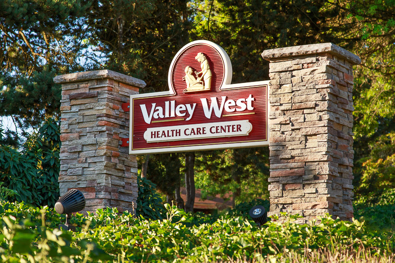 Valley West Entrance Sign